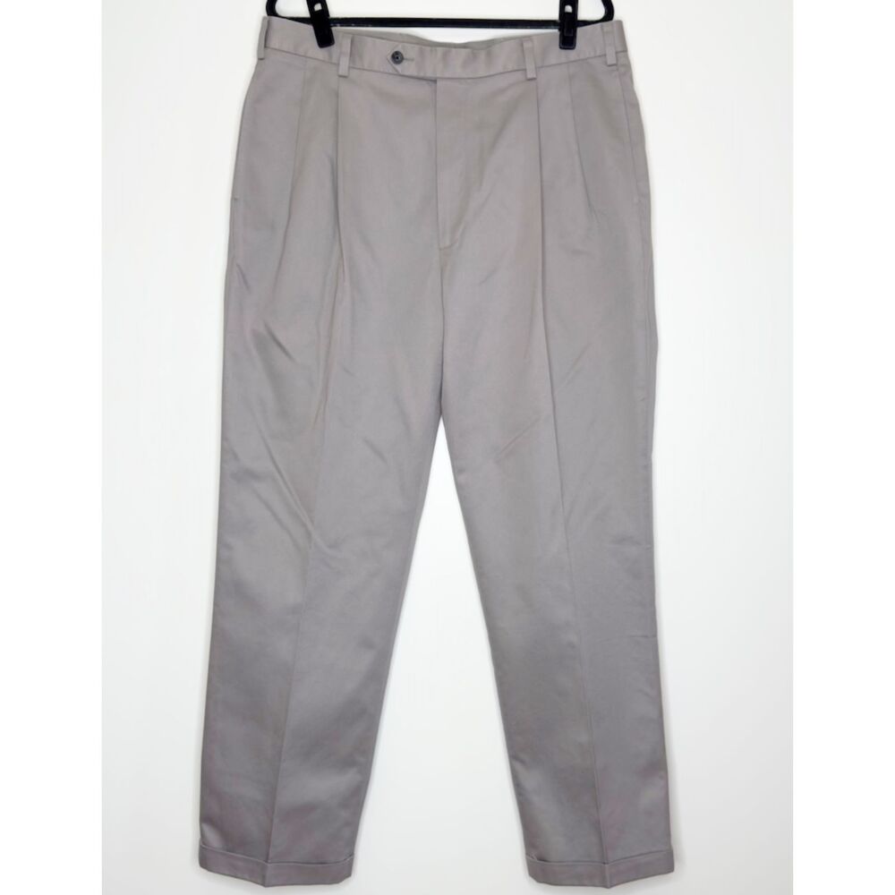 New JoS. A. Bank Traveler's Collection Pleated Dress Pants Men's Size 38 x 32